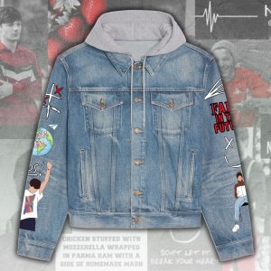 Louis Tomlinson Women's Denim Hood Jacket - ANHNV 3581