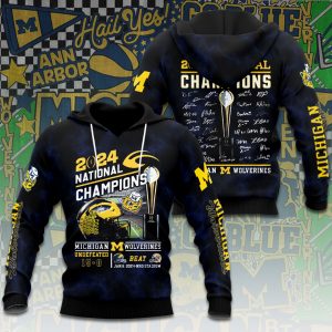 Michigan Wolverines Football 3D Apparel - ANHNV 3618