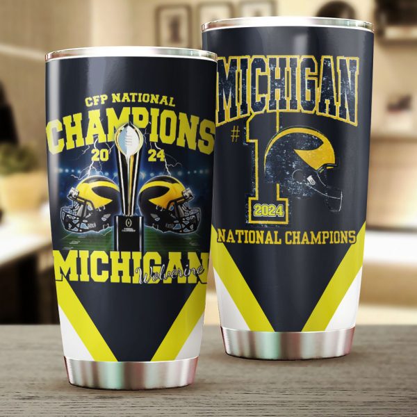 Michigan Wolverines Football Tumbler Cup - ANHNV 3647