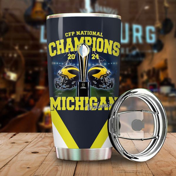 Michigan Wolverines Football Tumbler Cup - ANHNV 3647