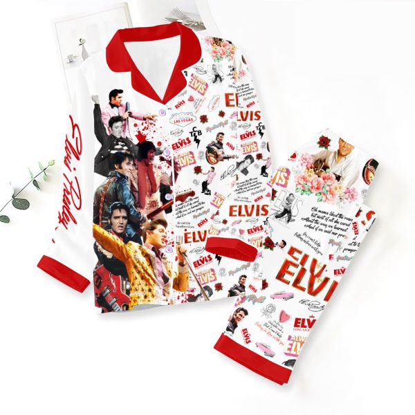 Elvis Presley Button Down Pajamas Set – ANHNV 3679