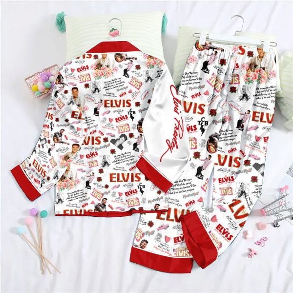 Elvis Presley Button Down Pajamas Set – ANHNV 3679