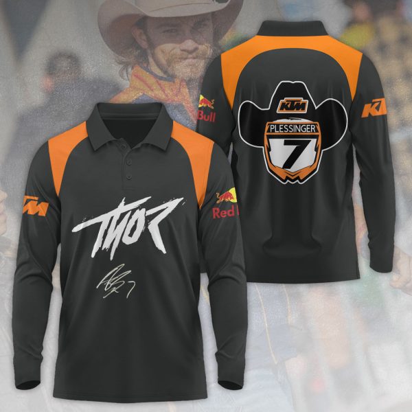 AMA Supercross Championship 3D Long Sleeve Polo Shirt - VANDH 2336