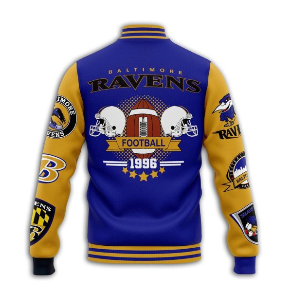 Personalized Baltimore Ravens Varsity Jacket - TANTN 4287