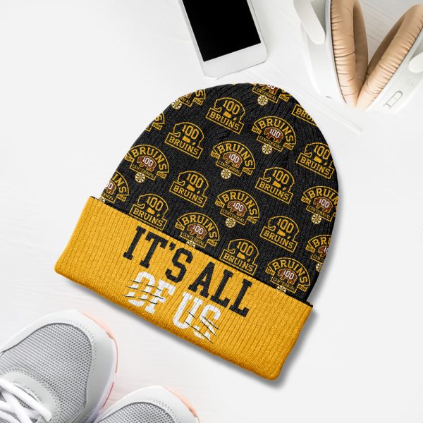 Boston Bruins Beanie Hat - TANTN 4338