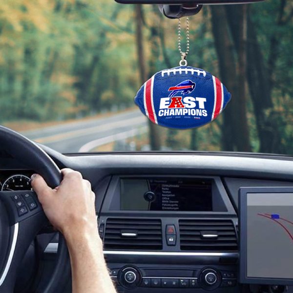 Buffalo Bills Custom Shape 2-sided Acrylic Car Ornament – MAITM 5451