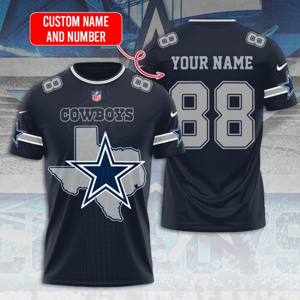 Personalized Dallas Cowboys 3D Apparel - VANDH 2135