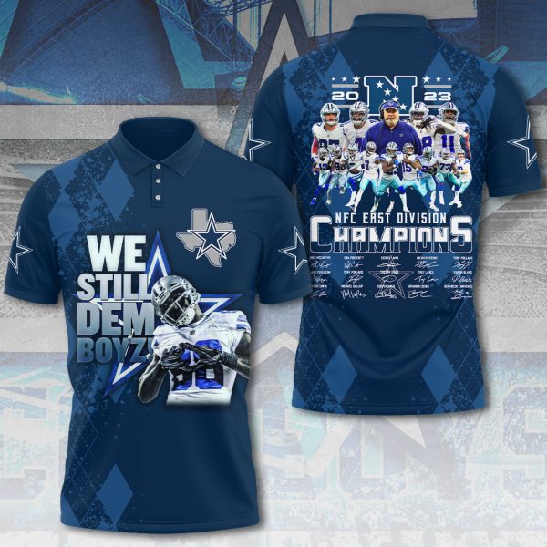 Dallas Cowboys 3D Polo Shirt - VANDH 2282