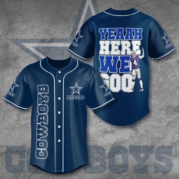 Dallas Cowboys Baseball Jersey - VANDH 2117