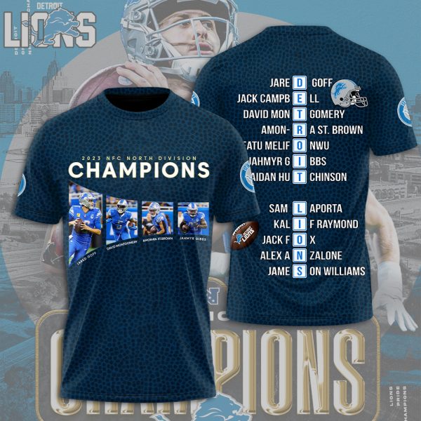 Detroit Lions 3D Apparel - HOATT 4200