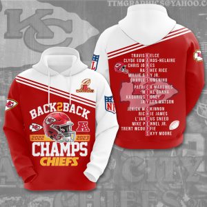 Kansas City Chiefs 3D Apparel – MAITM 5647