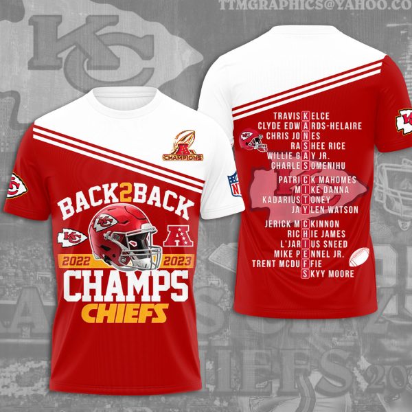 Kansas City Chiefs 3D Apparel – MAITM 5647