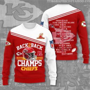 Kansas City Chiefs 3D Apparel – MAITM 5647