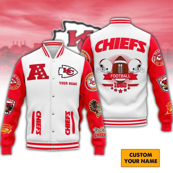 Personalized Kansas City Chiefs Varsity Jacket - TANTN 4286