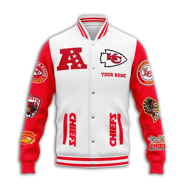 Personalized Kansas City Chiefs Varsity Jacket - TANTN 4286