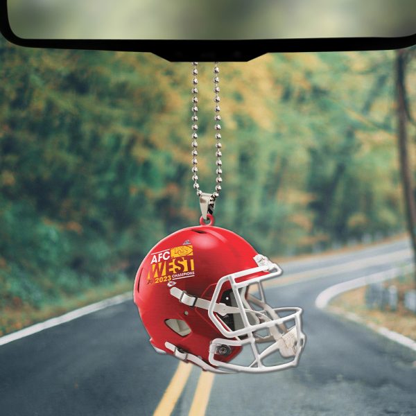 Kansas City Chiefs Custom shape 1-sided Acrylic Car Ornament - HOATT 4124