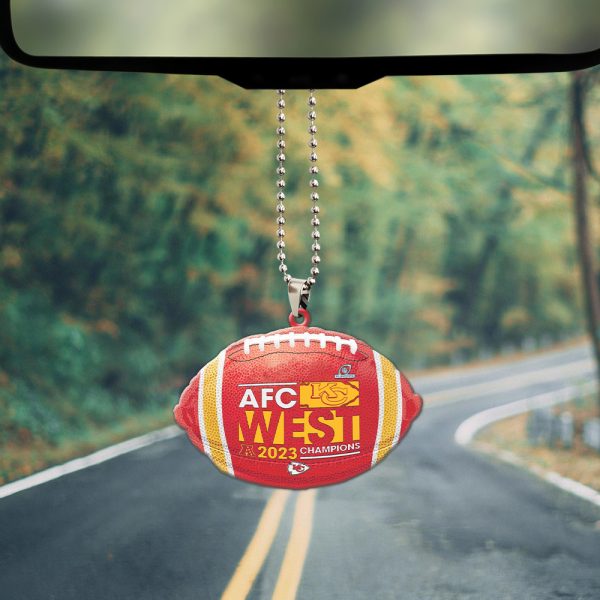 Kansas City Chiefs Custom shape 1-sided Acrylic Car Ornament - HOATT 4126