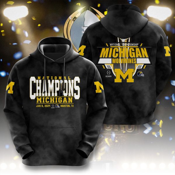 Michigan Wolverines Football 3D Apparel - NGHIAVT 1339