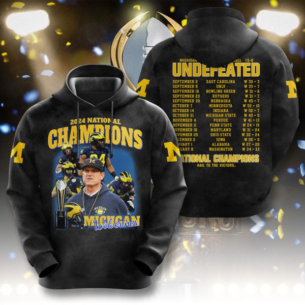 Michigan Wolverines Football 3D Apparel - NGHIAVT 1340