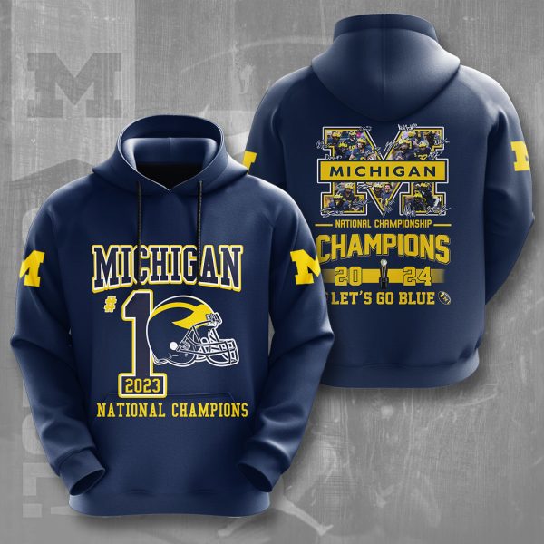 Michigan Wolverines Football 3D Apparel - NGHIAVT 1350