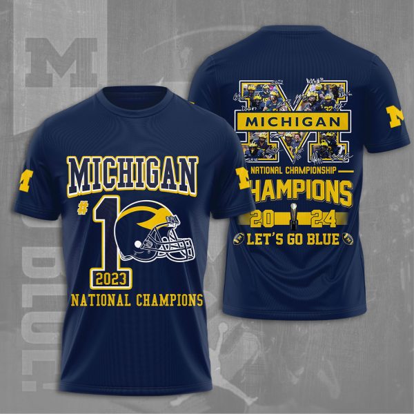 Michigan Wolverines Football 3D Apparel - NGHIAVT 1350