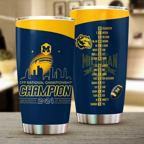 Michigan Wolverines Football Tumbler Cup - NGHIAVT 1335