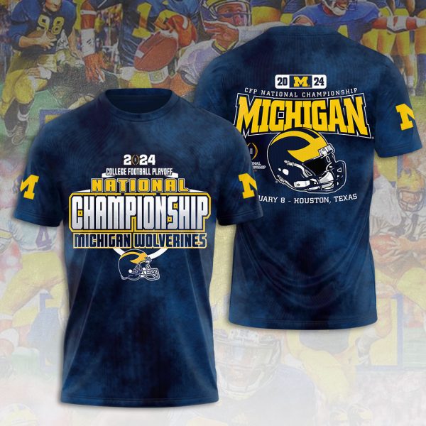 Michigan Wolverines Football 3D Apparel - VANDH 2144