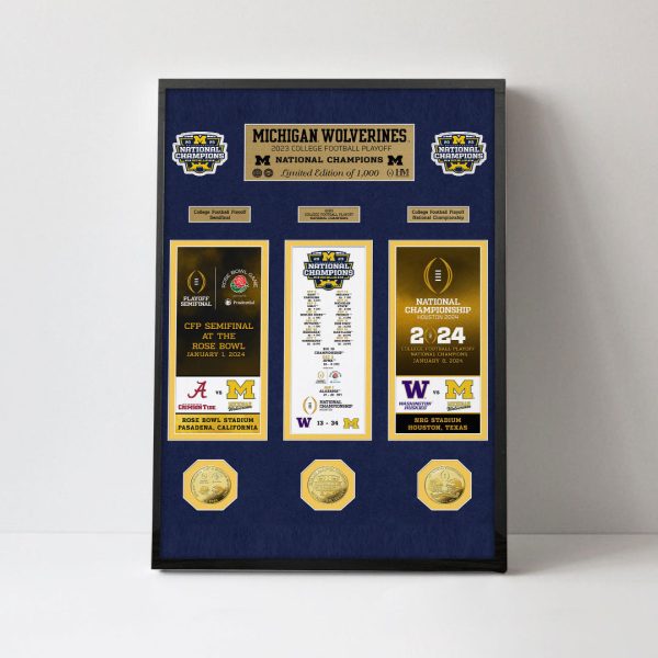 Michigan Wolverines Football Canvas - MAITM 5496