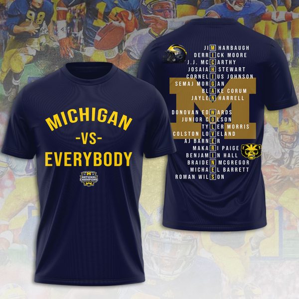 Michigan Wolverines Football 3D Apparel – MAITM 5429