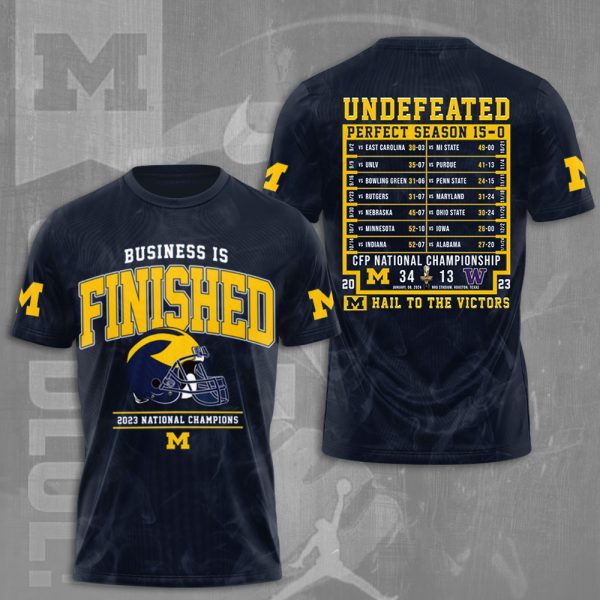 Michigan Wolverines Football 3D Apparel – MAITM 5470