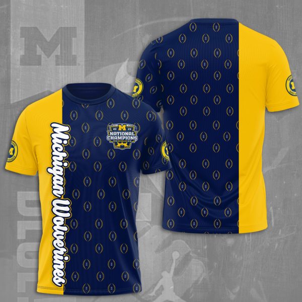 Michigan Wolverines Football 3D Apparel - MAITM 5549