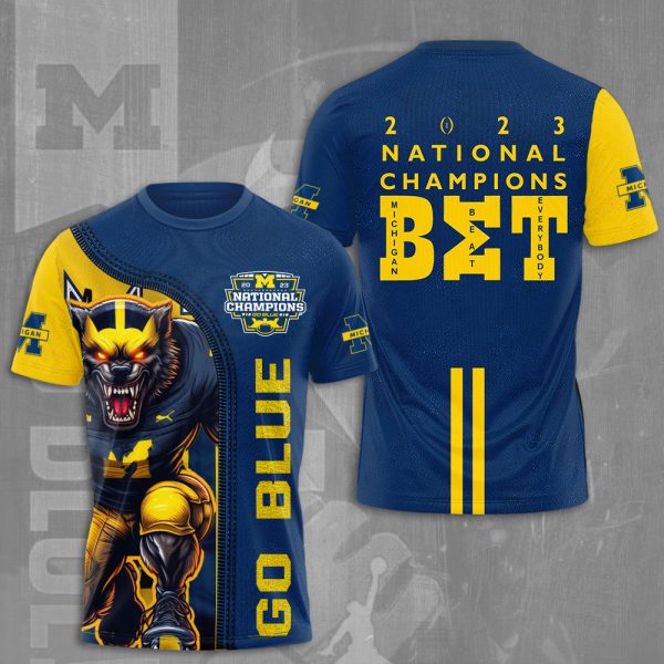 Michigan Wolverines Football 3D Apparel - MAITM 5608