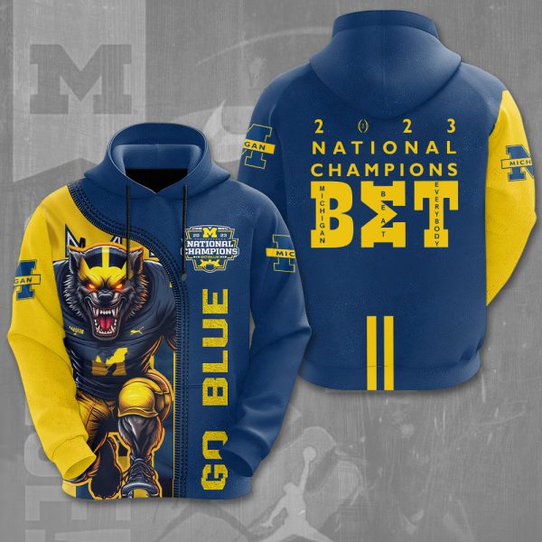 Michigan Wolverines Football 3D Apparel - MAITM 5608