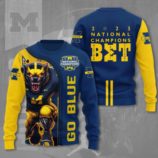 Michigan Wolverines Football 3D Apparel - MAITM 5608