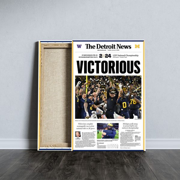 Michigan Wolverines Football Canvas - MAITM 5552