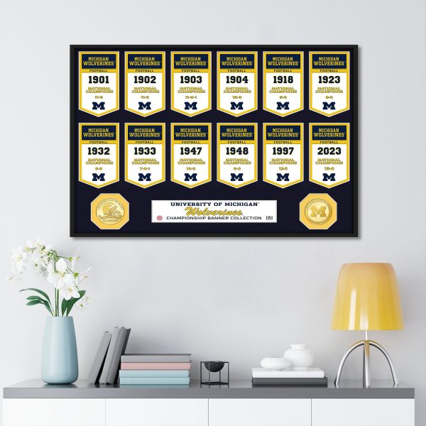 Michigan Wolverines Football Canvas - MAITM 5637