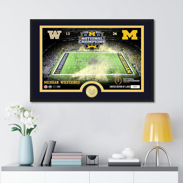 Michigan Wolverines Football Canvas - MAITM 5638