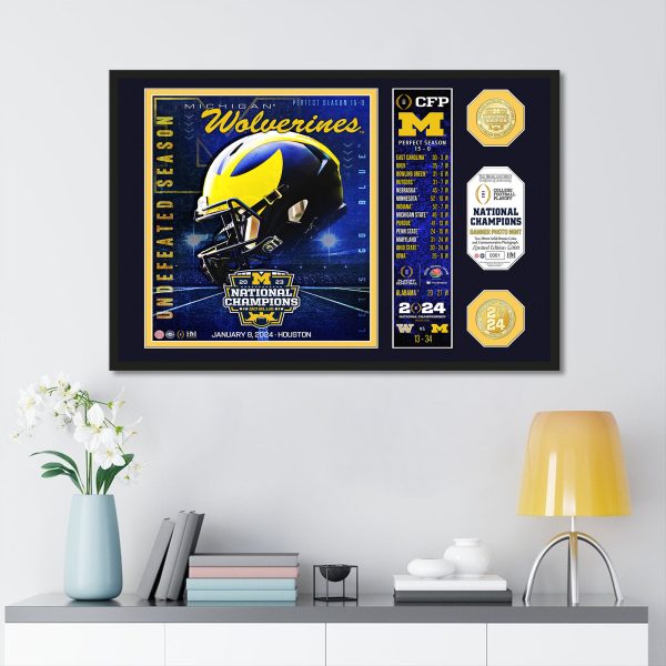 Michigan Wolverines Football Canvas - MAITM 5639