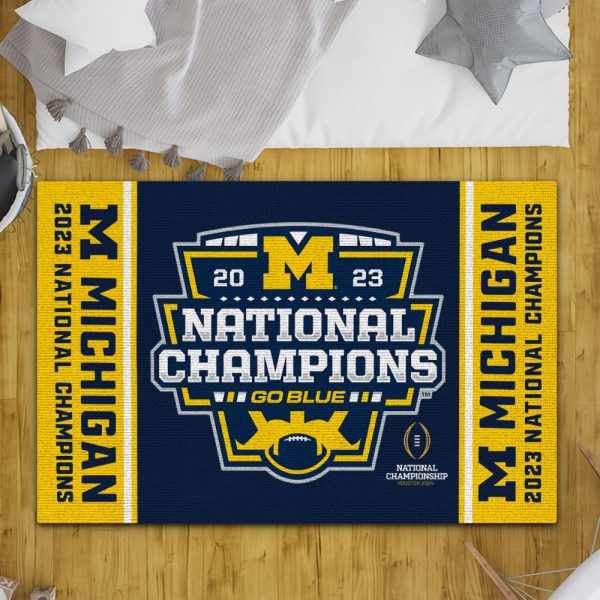 Michigan Wolverines Football Rubber Base Doormat - MAITM 5563.1