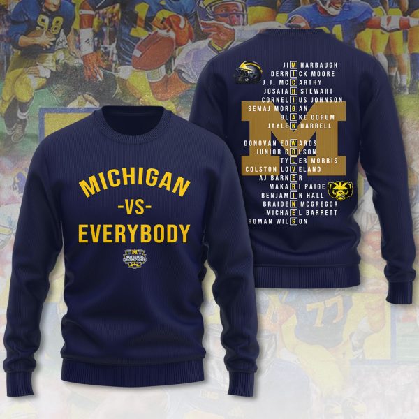 Michigan Wolverines Football 3D Apparel – MAITM 5429