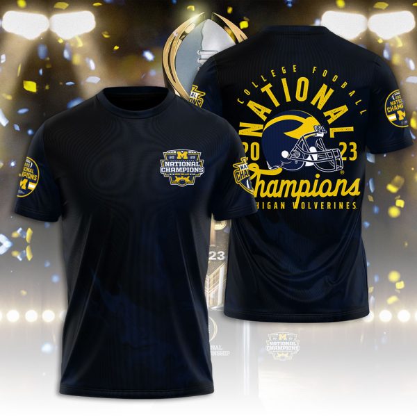 Michigan Wolverines Football 3D Apparel - TANTN 4104