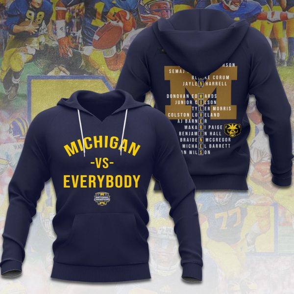 Michigan Wolverines Football 3D Apparel – MAITM 5429