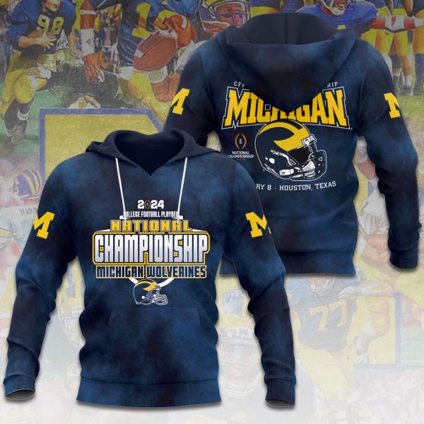 Michigan Wolverines Football 3D Apparel - VANDH 2144