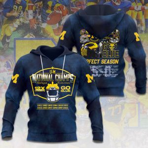 Michigan Wolverines Football 3D Apparel - VANDH 2192