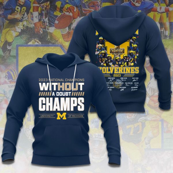 Michigan Wolverines Football 3D Apparel - VANDH 2199