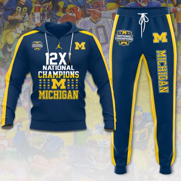 Michigan Wolverines Football 3D Apparel - VANDH 2271