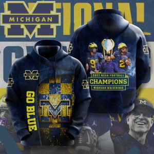 Michigan Wolverines Football 3D Apparel - HOATT 4166