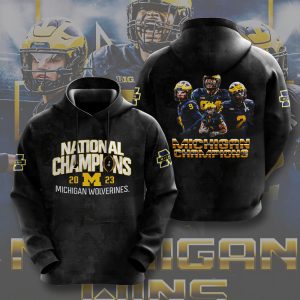 Michigan Wolverines Football 3D Apparel - HOATT 4179