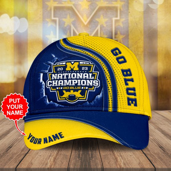 Personalized Michigan Wolverines Football Classic Cap - MAITM 5437