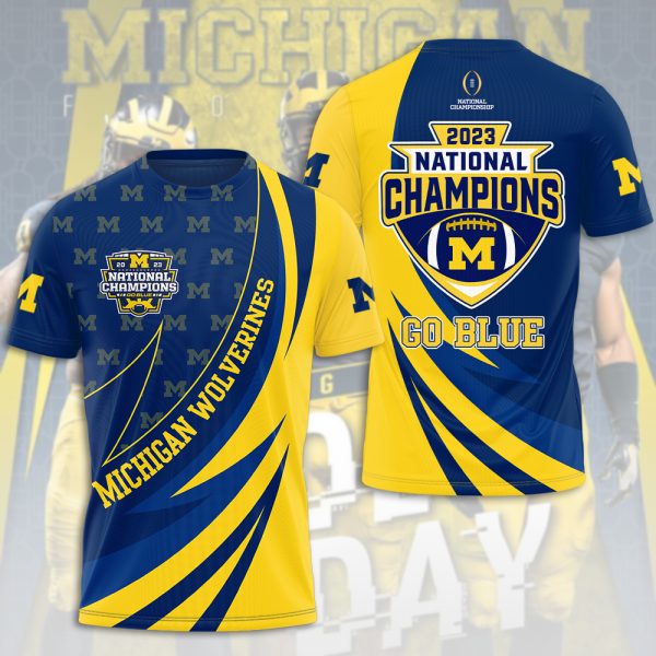 Michigan Wolverines Football 3D Apparel - GNE 009